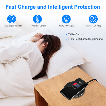 Pc Wireless Charger Qi-Certified Ultra-Slim 5W Charging Pad