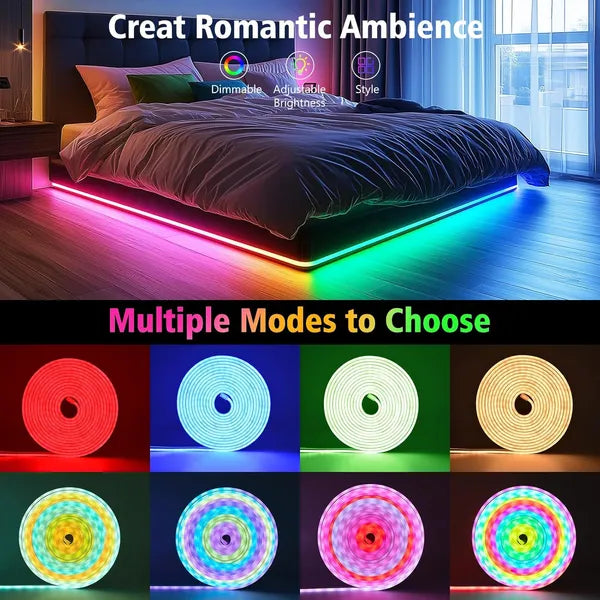 RGB Neon LED Strip 5m App Control Music Sync Waterproof Party