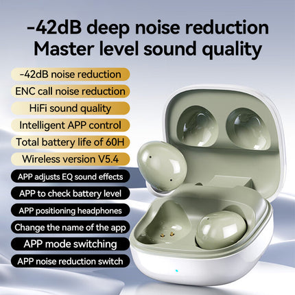 S07 Bluetooth Sports Earbuds with ANC ENC Noise Cancellation