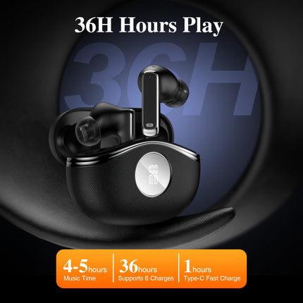 Wireless In-Ear Sports Headphones with Battery Level Display for Sports & Gaming
