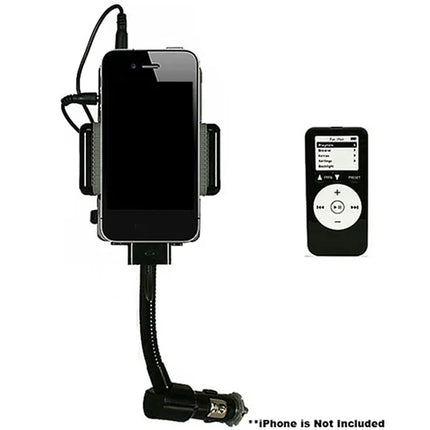 FM Transmitter Car Charger Hands-Free Kit with Phone Holder