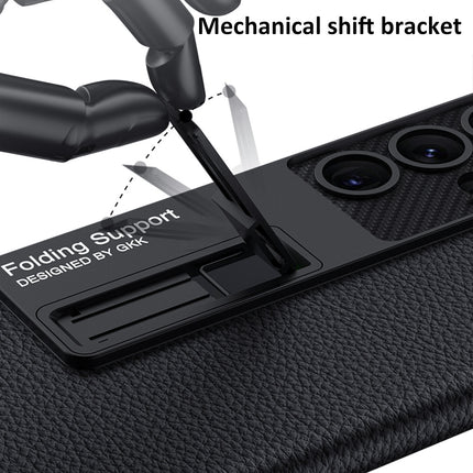 Creative All-In-One Precision Hole Anti-Drop Leather Phone
