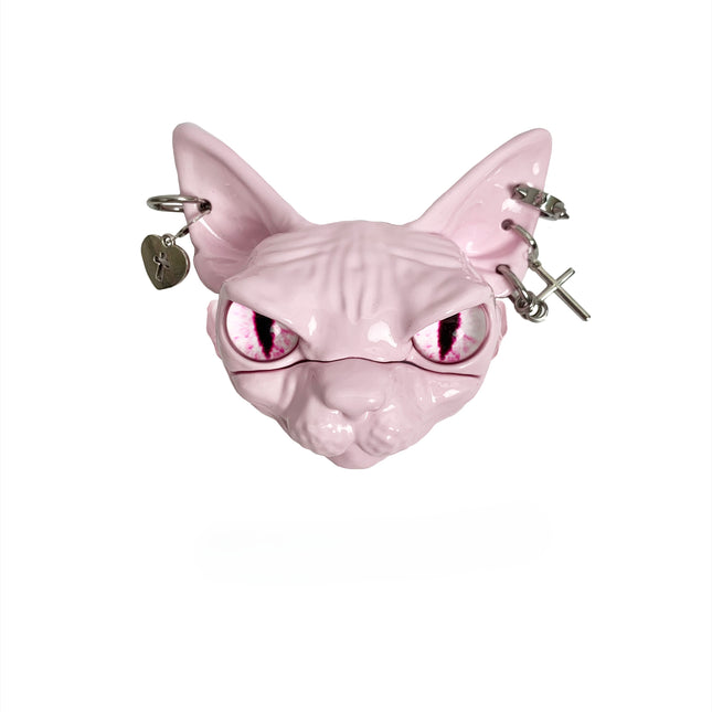 Creative Sphynx Hairless Cat Earphone Case