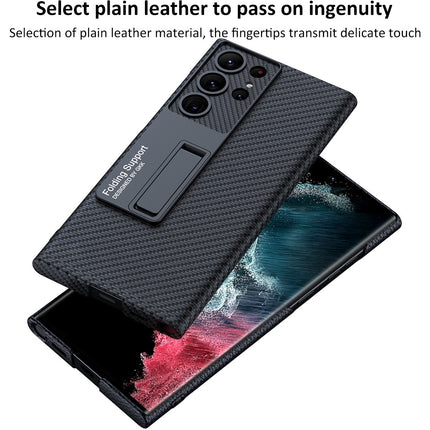 Creative All-In-One Precision Hole Anti-Drop Leather Phone