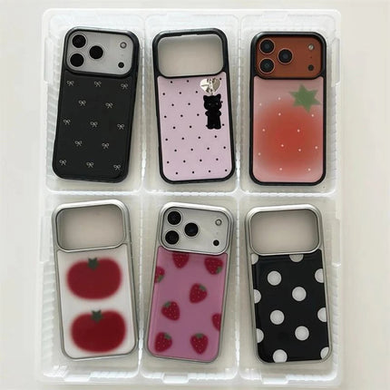 Korean-Style Illustrated Epoxy Resin Phone Case
