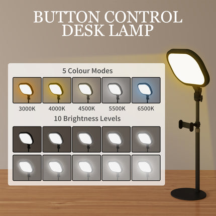 Selfie Light For Video Conference Lighting, Dimmable Desk