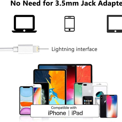 Lightning In-ear Headphones For Iphone14,13,12,11,7,8 Plus, Xs, With Lightning C