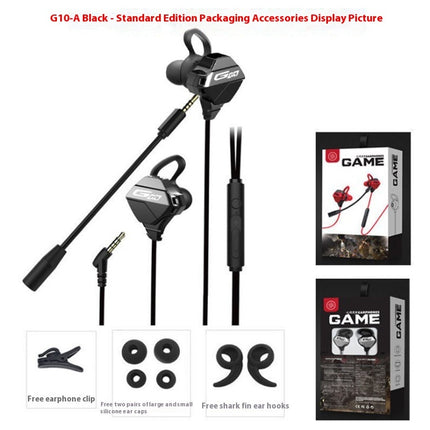 In-ear For Phone Computer Wired With Mic Heavy Bass Computer Headset