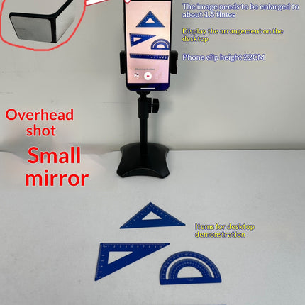 Phone Selfie Split-Screen Mirror Stand