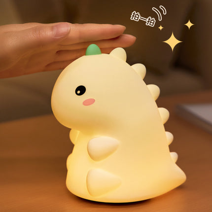 Cartoon Kids USB Rechargeable Dinosaur Silicone Night Light