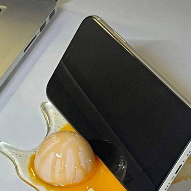 Cracked Egg Phone Stand Prank Toy