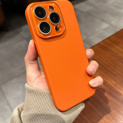 Matte Solid-color, Skin-feel Crystal Full-body Lens-protecting Phone Case