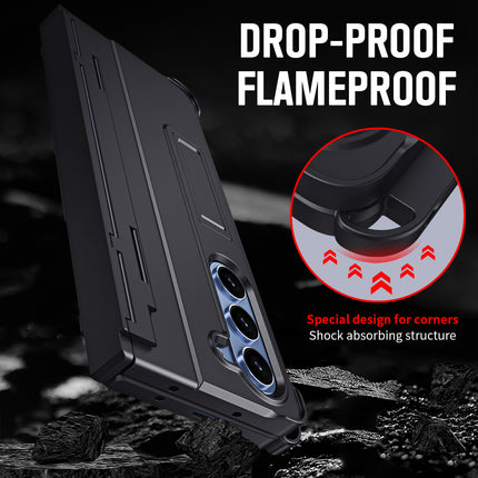 Phone Case Hinged Case With Built-In Screen Protector Side