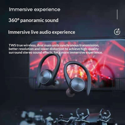 R200 TWS Wireless Sports Bluetooth Earbuds with Digital Display
