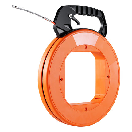 Fish Tape Wire Cable Line Puller 100 Ft 1/4 In Pet With High