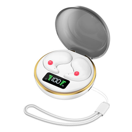 Bluetooth Wireless TWS Sleep Headphones Binaural Mini Portable Digital Displ