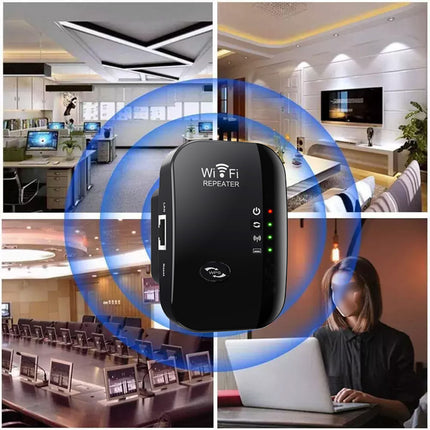 WiFi Extender Booster, WiFi Repeater Range Covers With Ethernet Port, WiFi Signa