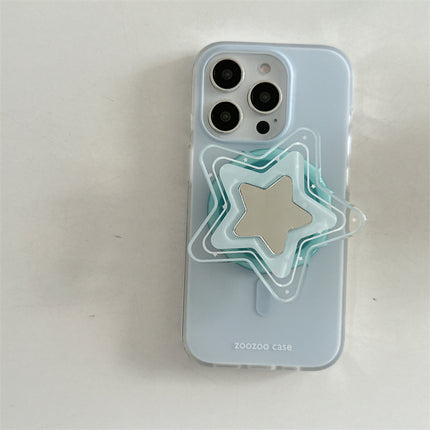 Magnetic Yellow And Blue Star Cartoon Phone Case Protective