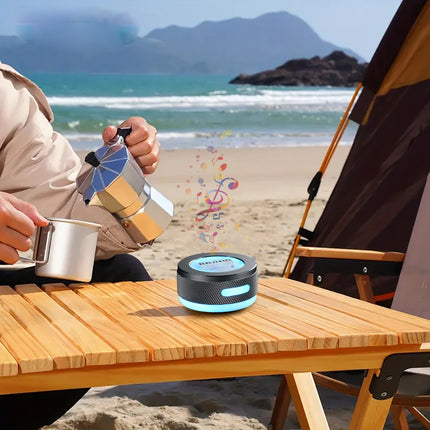 Wireless Bone Conduction Speaker with LED Light & Bluetooth