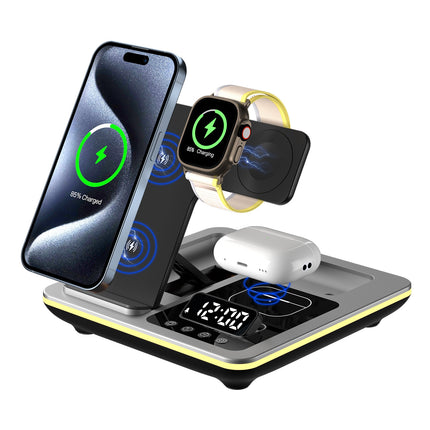 Foldable 3-In-1 Desktop Phone Stand Multi-Function Digital