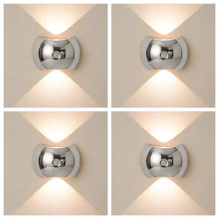 2-Piece LED Wall Lights with Motion Sensor, Magnetic Mount, 60 Days