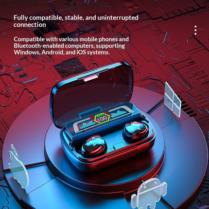 Noise-canceling Digital Display Gaming Bluetooth Headset As07