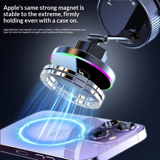 Vacuum-Suction Car Phone Holder
