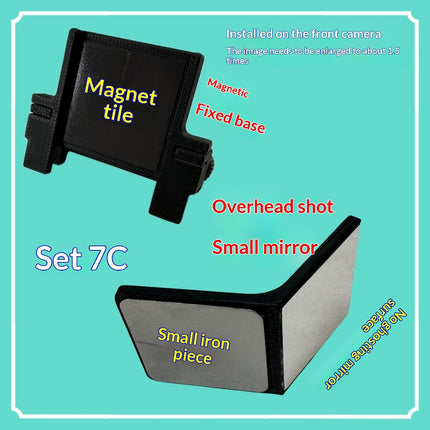 Phone Selfie Split-Screen Mirror Stand