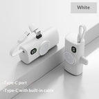 White / Type C Connector  Type C Cable