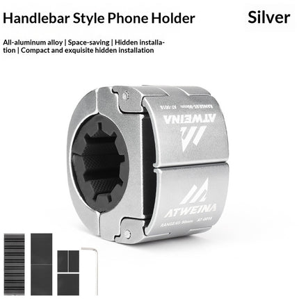 Hidden-style Bicycle Aluminum Alloy Phone Navigation Mount