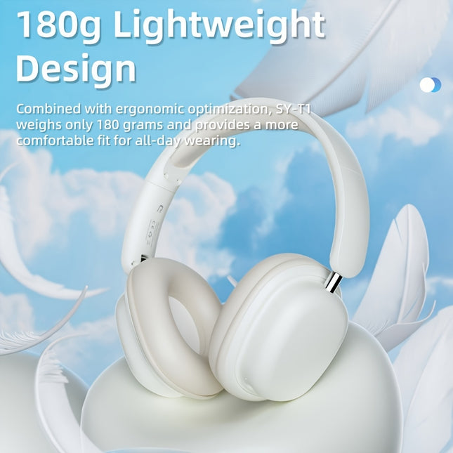 Over-Ear Bluetooth Headphones with Microphone 15h Battery Gaming Headset