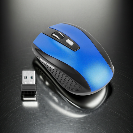 2.4G Wireless Gaming Mouse with 3 DPI Levels & 6 Buttons for PC Laptop