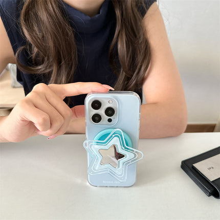 Magnetic Yellow And Blue Star Cartoon Phone Case Protective