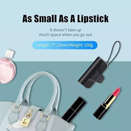 mAh Mini Pocket Capsule Power Bank 20W Fast Charging