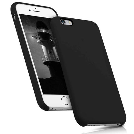 For Silicone Case 12 11 Pro X Xr Xs Max 8 7 6 Liquid Rubber Cover--white