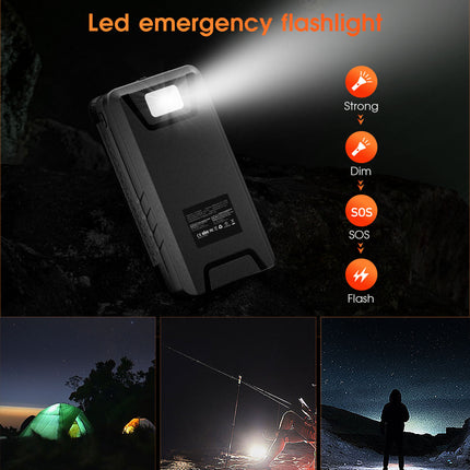 Portable Power Bank With Built-in Solar Foldable Panels