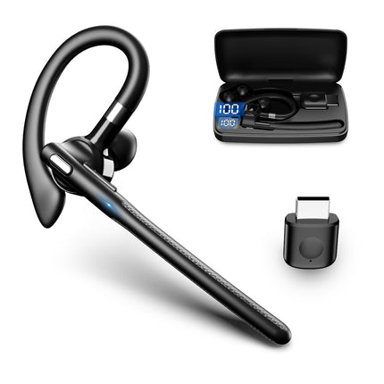 Bluetooth Earbuds With A Rotating Single-Ear Charging Case