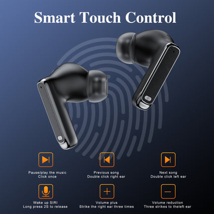 Wireless In-Ear Sports Headphones with Battery Level Display for Sports & Gaming