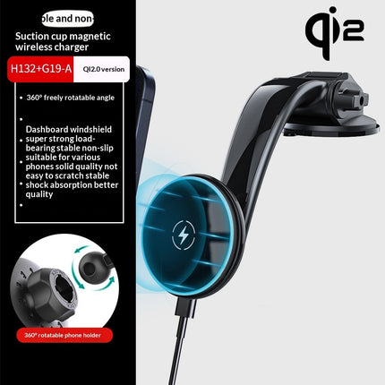 Qi 20 In-Car Phone Holder With Magsafe Magnetic Wireless