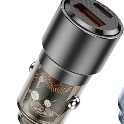 Hardware Transparent In-car Charger With Dual AC Ports And Super-fast Charging