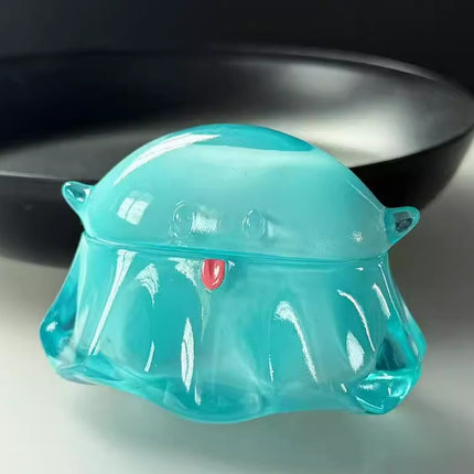 Cute Blue Transparent Earphone Case For Little Ghosts