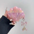 Pink fishtail pendant / AirPods 1 2