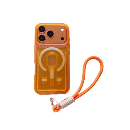 Sleek Light-Luxury Magnetic Card-Slot Phone Case In Skin