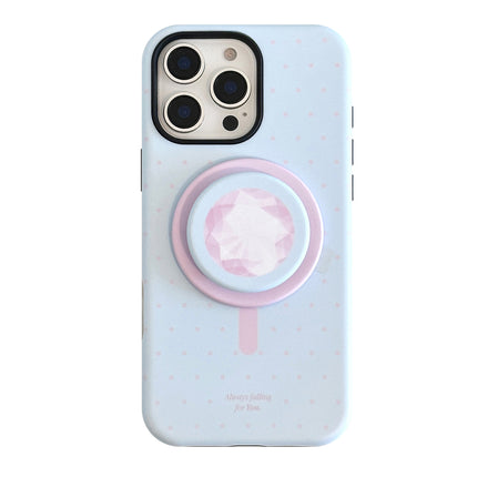 Colorful Diamond Magnetic Mount Phone Case