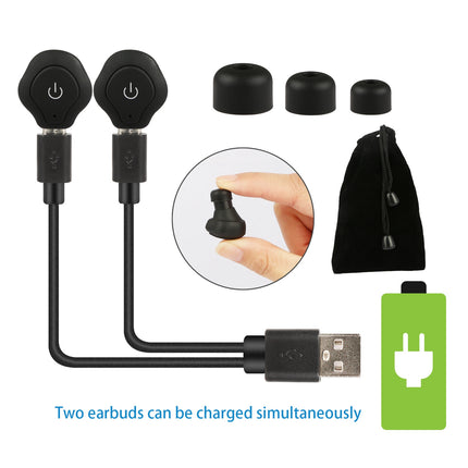 1 Pair True Wireless Earbuds Csr V4.2 In-ear Stereo Headsets Ip44 Waterproof Apt