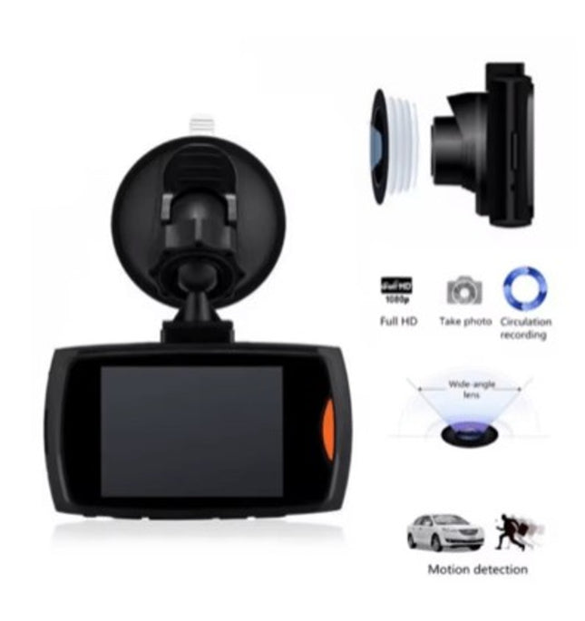 HD 5.0 MP Car Dash Cam DVR - 2.7" LCD, Night Vision & Motion Detection