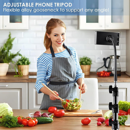 Cm Tall Flexible Phone Tripod With Gooseneck Heavy Duty