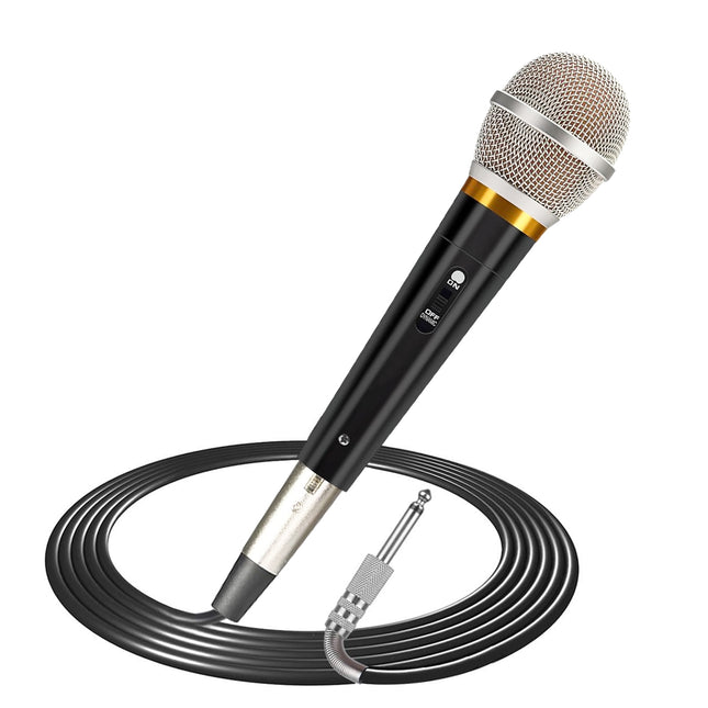 Dynamic XLR Microphone with On/Off Switch & 4m Cable for Studio
