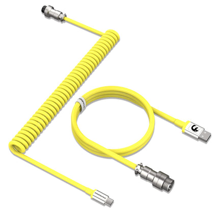 Yellow Type C Cable, Charging Cable, Data Transfer Cable For
