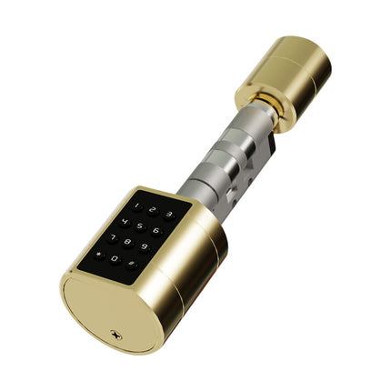 Smart Lock Cylinder Graffiti-proof Bluetooth Fingerprint Password Lock For Indoo